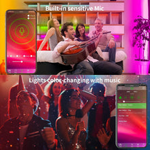 KSIPZE 100ft RGB LED Strip Lights – Music Sync & Bluetooth App Control